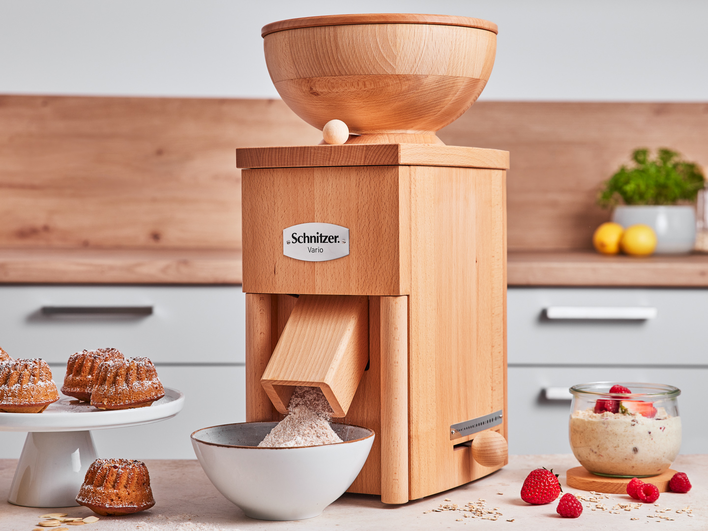 Produktfotografie für Schnitzer Getreidemühlen